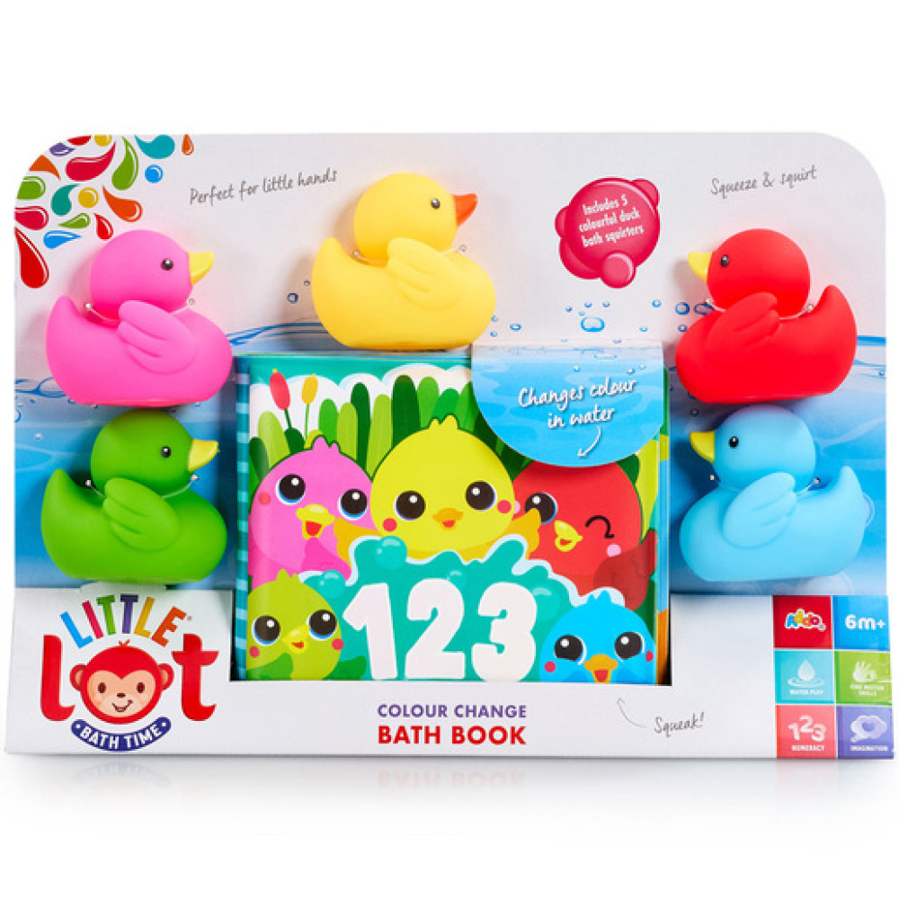 Little Lot Bathtime Colour Change Bath Book