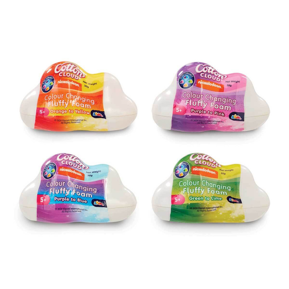 Nickelodeon Cotton Cloud Colour Changing Fidget Foam (Styles vary)