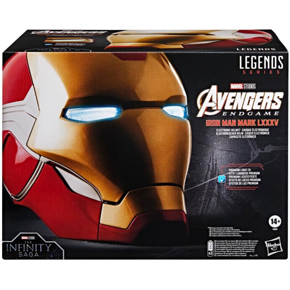Avengers Legends Series Iron Man Electronic Premium Helmet with Light Effects