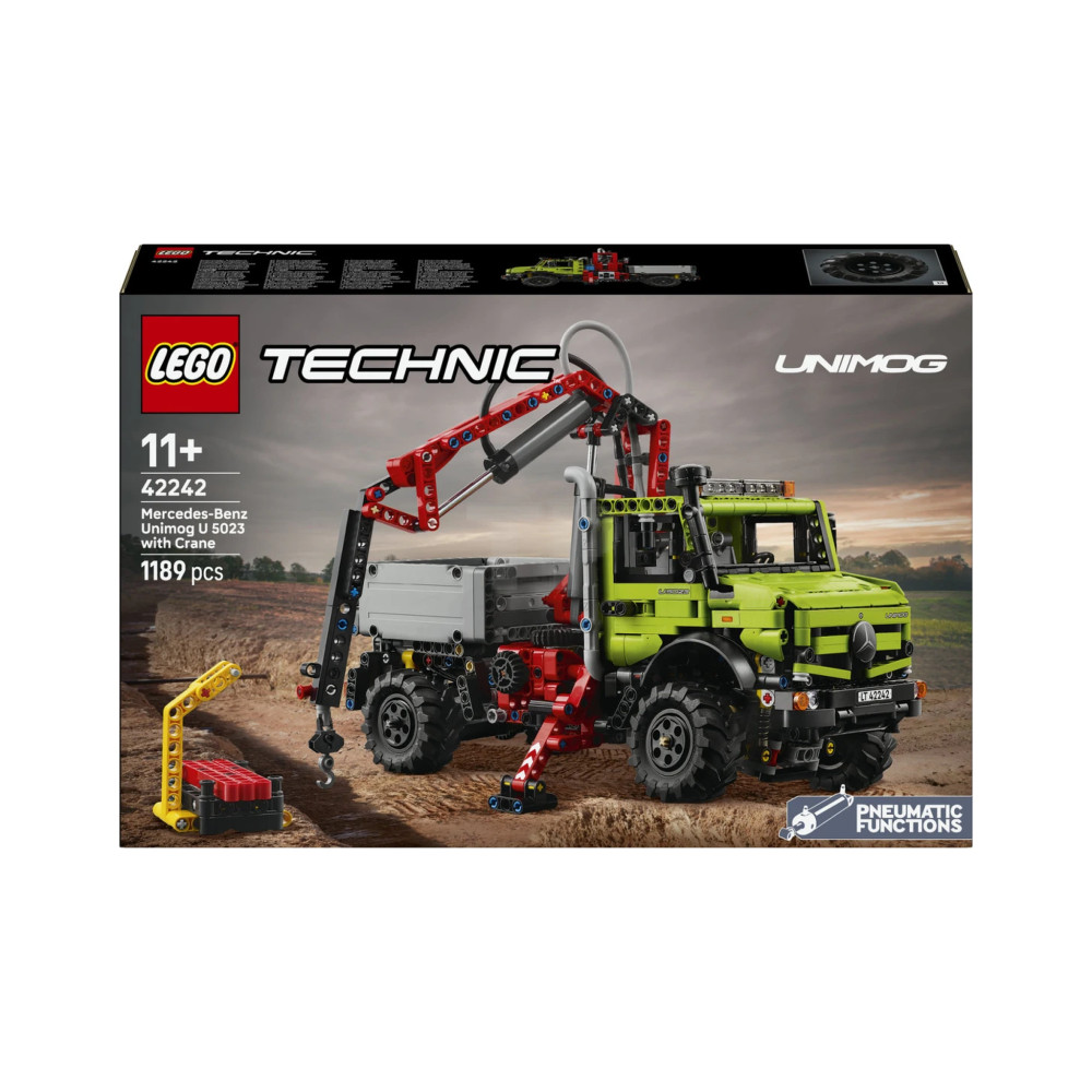 LEGO® 42242 Mercedes-Benz Unimog U 5023 with Crane