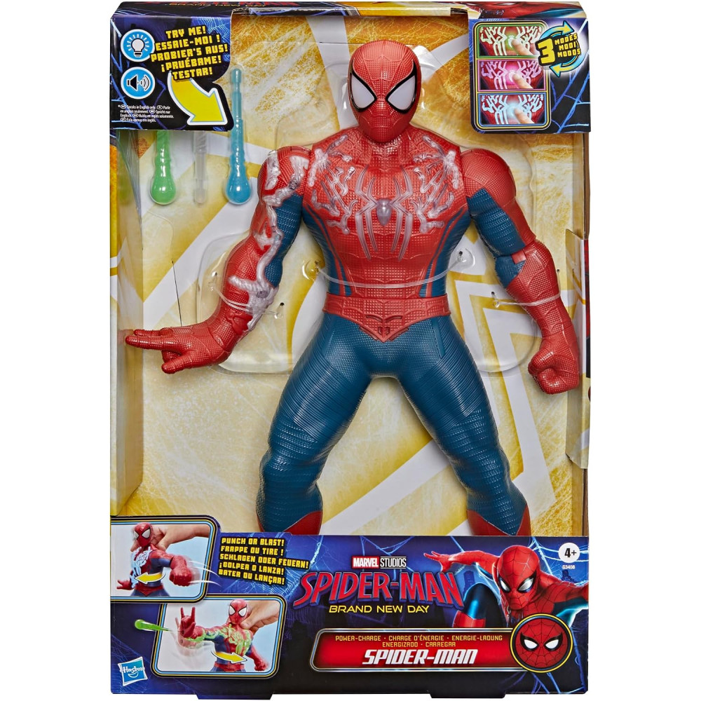 Spider-Man Day Power-Charge Spider-Man Electronic Action Figure