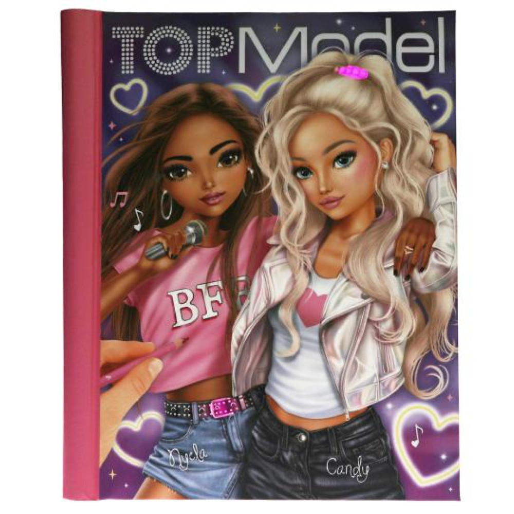 TOPModel Colouring Book With LED And Sound MY BFF