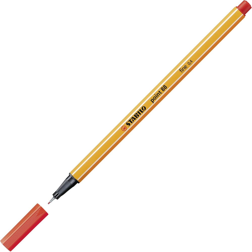 İncə Uclu Qələm Stabilo point 88/49, 0.4 mm, Strawberry Red