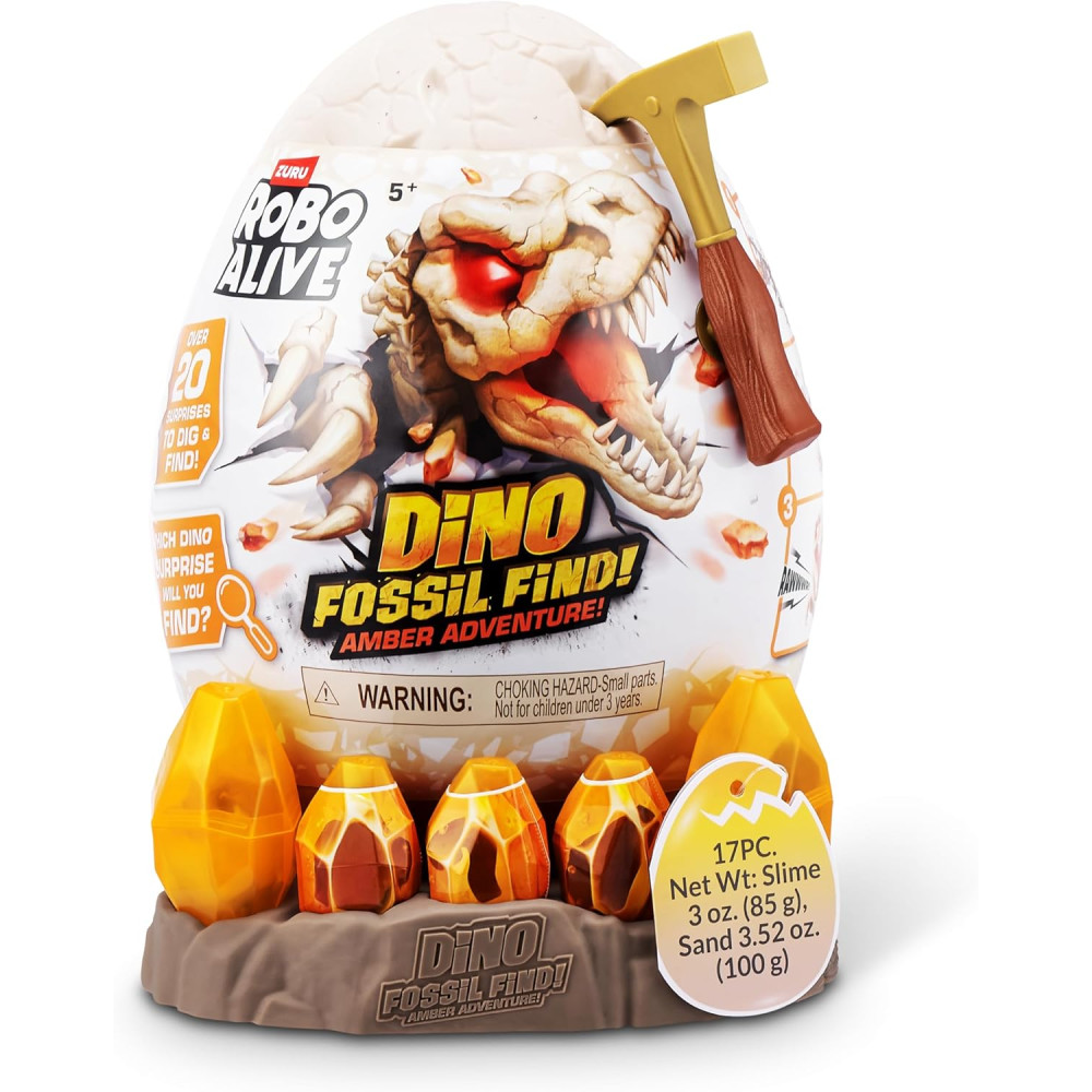 Robo Alive Fossil Find Amber Adventure