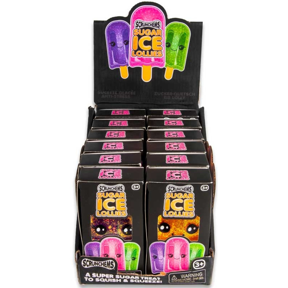 SCRUNCHEMS SUGAR ICE LOLLIES ASSORTED