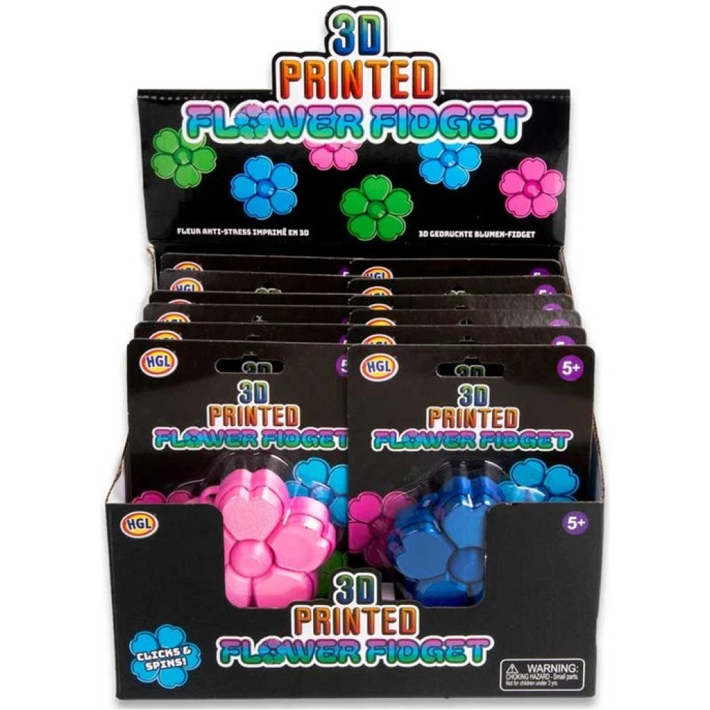 3D Printed Flower Clicker Fidget