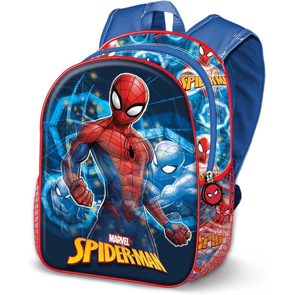 MEDIUM BACKPACK IN SATIN AND POLYESTER. DOUBLE COMPARTMENT