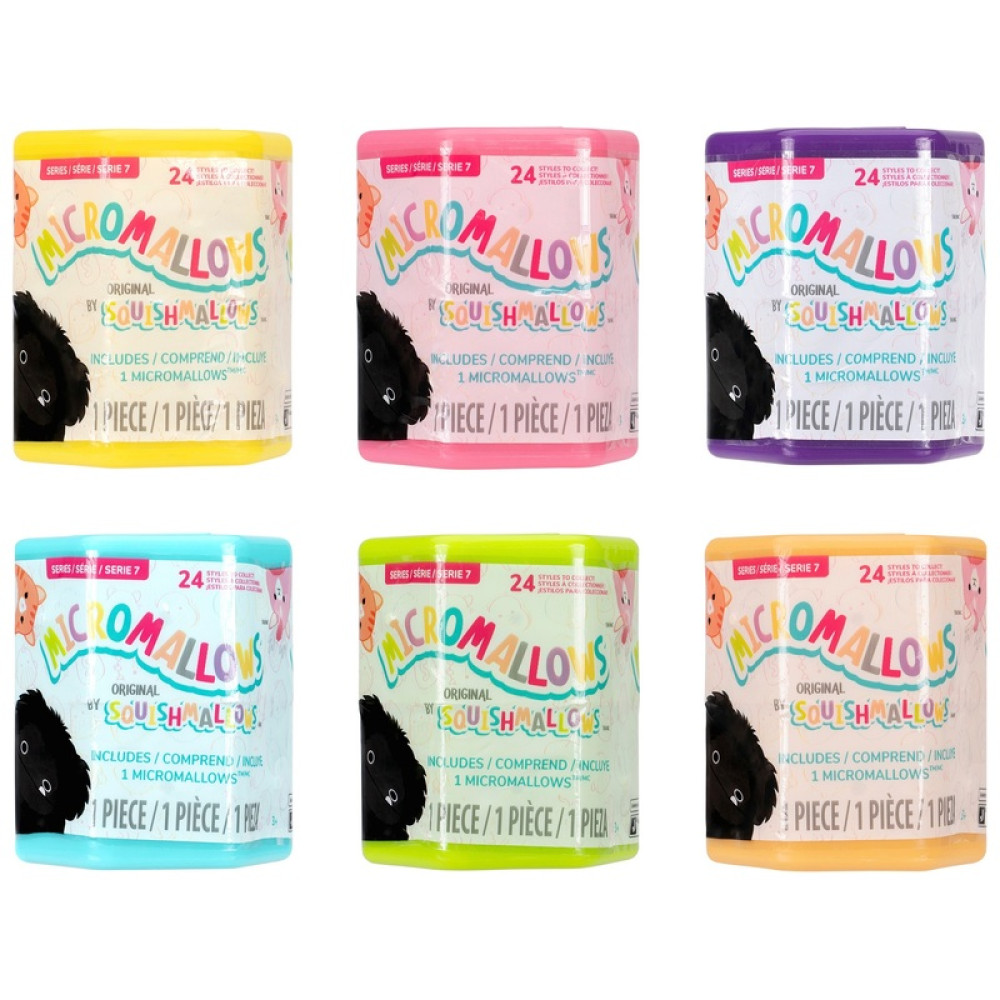Original Squishmallows Micromallows Plush Series 6 Mystery Capsule Assortment