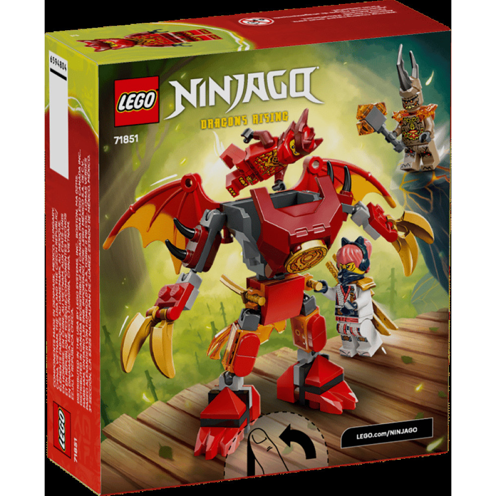 LEGO 71851 KAI'S DRAGON MECH BATTLE PACK V29