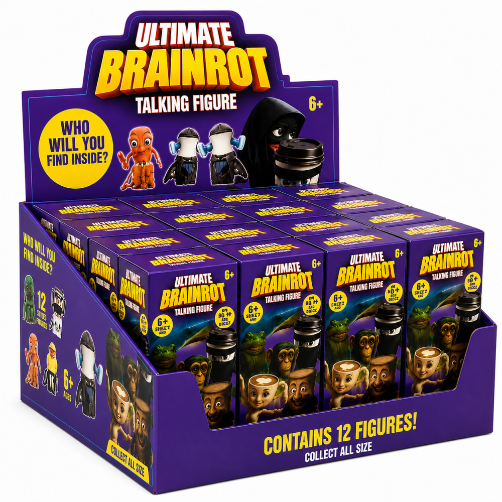 Ultimate Brainrot 6cm Light & Sound Figure Assortment