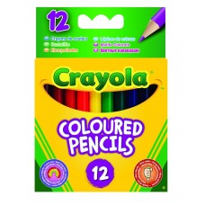 12 Half Leugth Colored Pencils