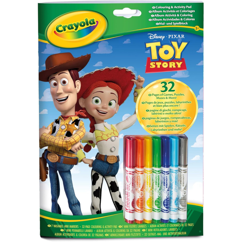 COLOR & ACTIVITY PAD, DISNEY TOY STORY