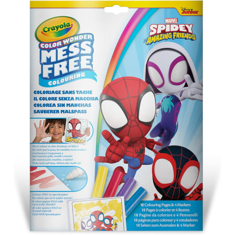 CRAYOLA Coloring Set Color Wonder Marvel Spidey