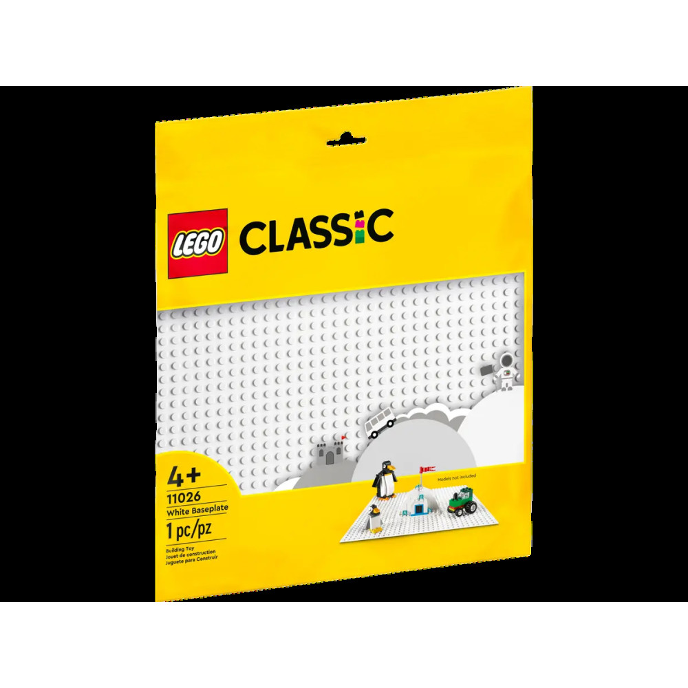 Konstruktor aksessuarı LEGO Baseplate 32x32 White 11026, 4+ yaş, 1 hissə