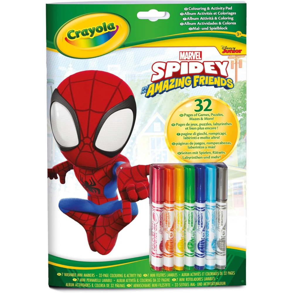 Spidey Color and Erase Reusable Activity Pad with Markers