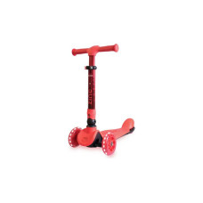 Zinc Flyte Three Wheeled Folding Scooter Maple Red