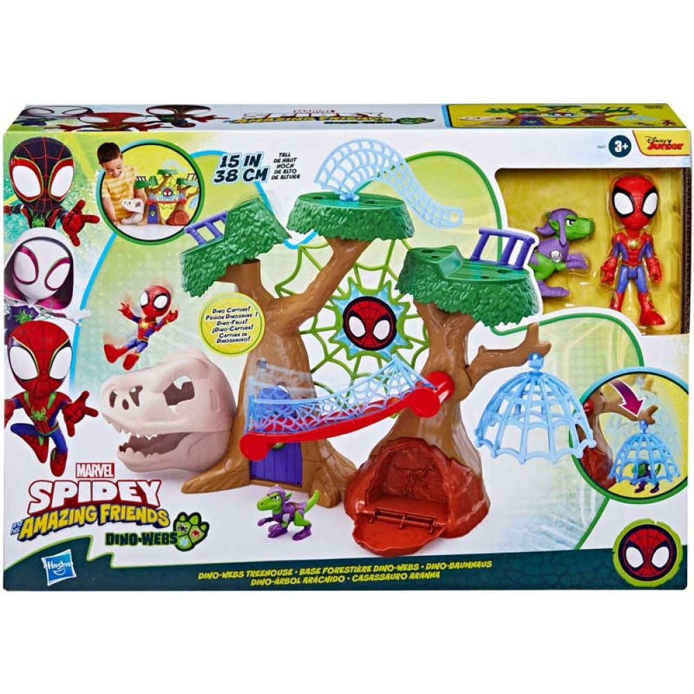 SPIDEY AND FRIENDS DINOWEBS TREEHOUSE PLAYSET
