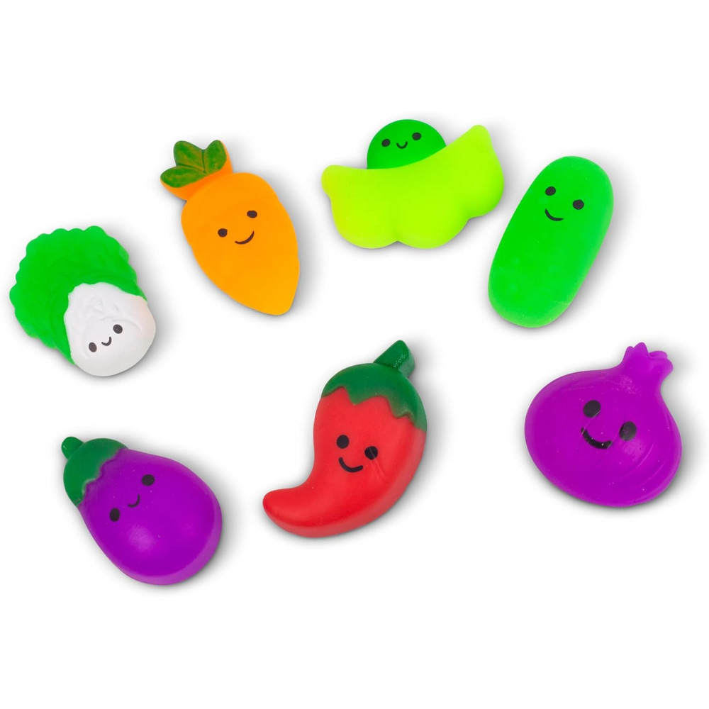 SCRUNCHEMS VEGETABLE SQUISHY BUDDIES Stress Squishball Toy