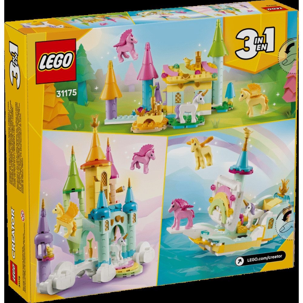 LEGO Creator 3‑ü 1-də “Unikorn Qalası – oyun dəsti” 31175