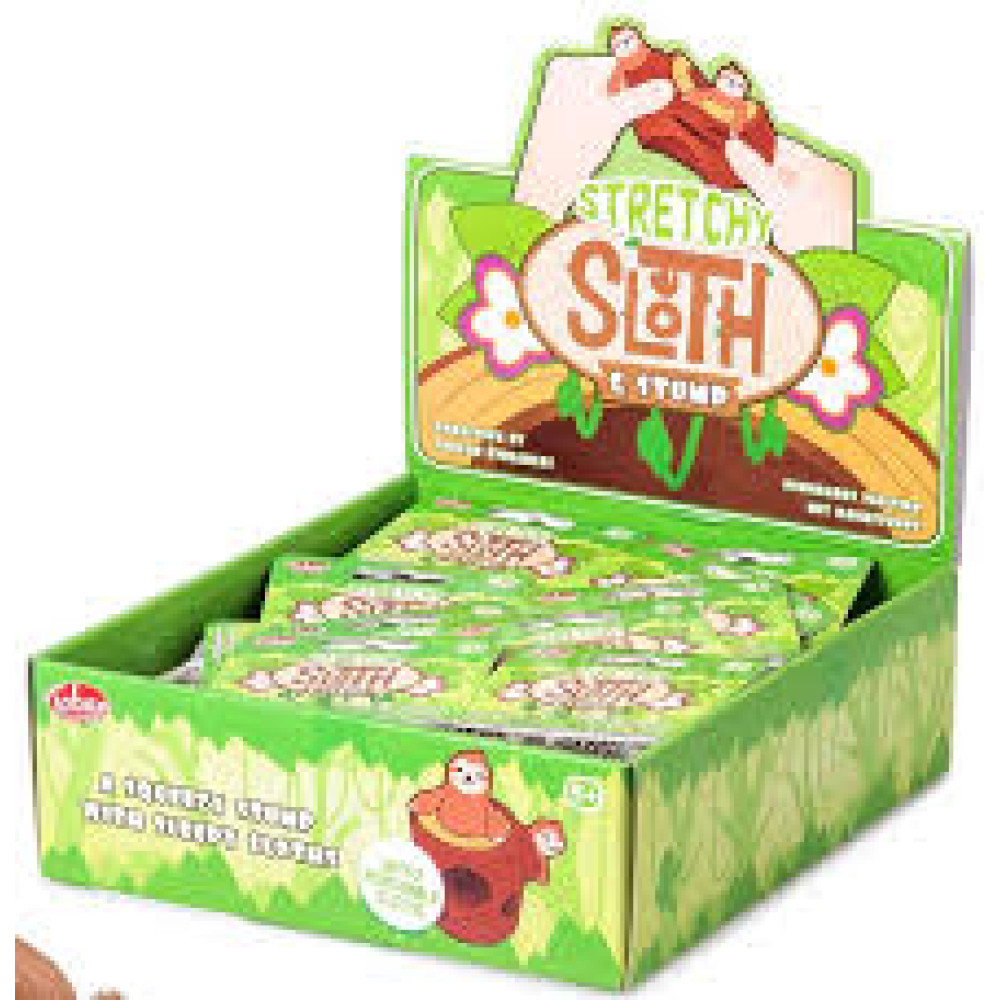 STRETCHY SLOTH AND STUMP