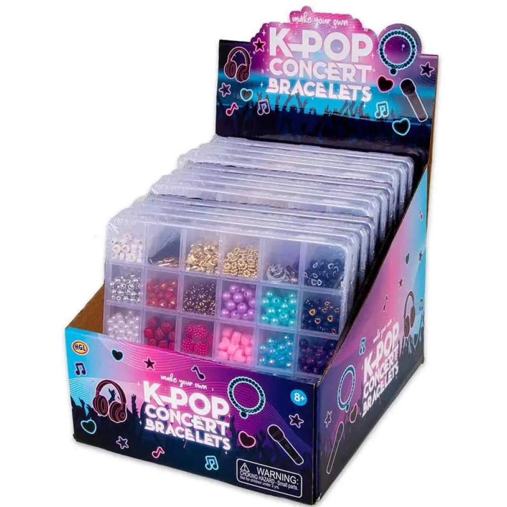 MAKE YOUR OWN K-POP CONCERT BRACELETS - BUMPER SET IN CDU