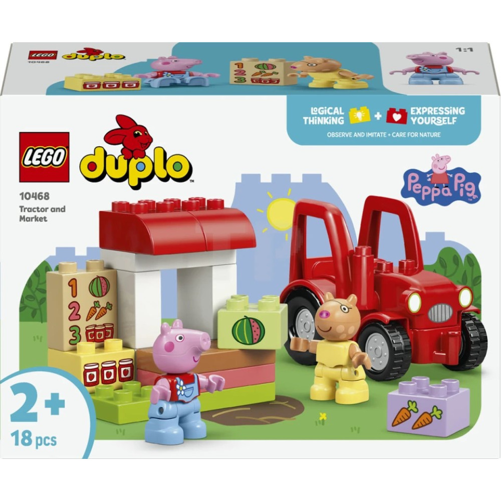 10468 LEGO DUPLO Peppa Pig Tractor and Market