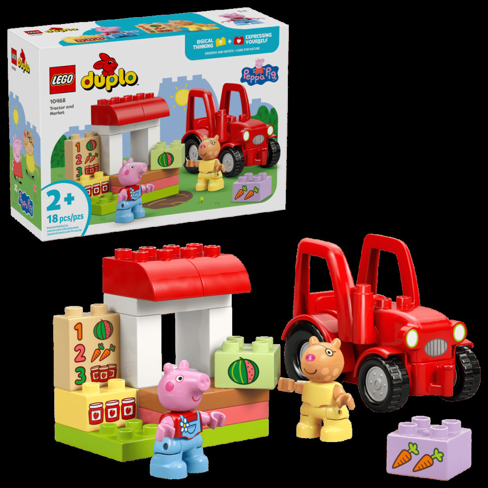10468 LEGO DUPLO Peppa Pig Tractor and Market