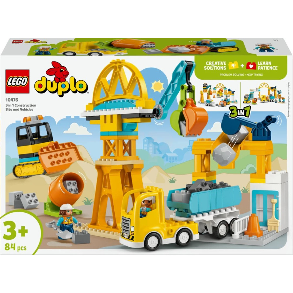 LEGO SET 10476-1 - 3 in 1 Construction Site and Vehicles