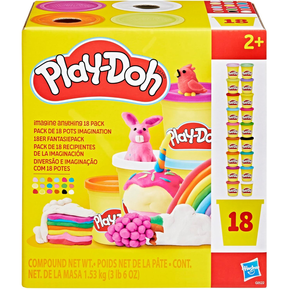 PLAY DOH IMAGINE HEÇ NƏYƏ 18 PACK