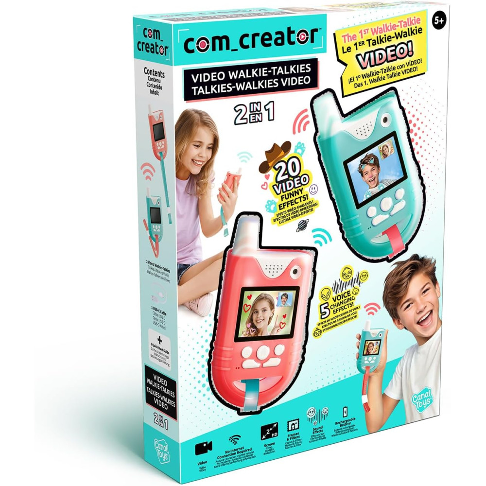 Com Creator Video Walkie Talkies 2 Pack