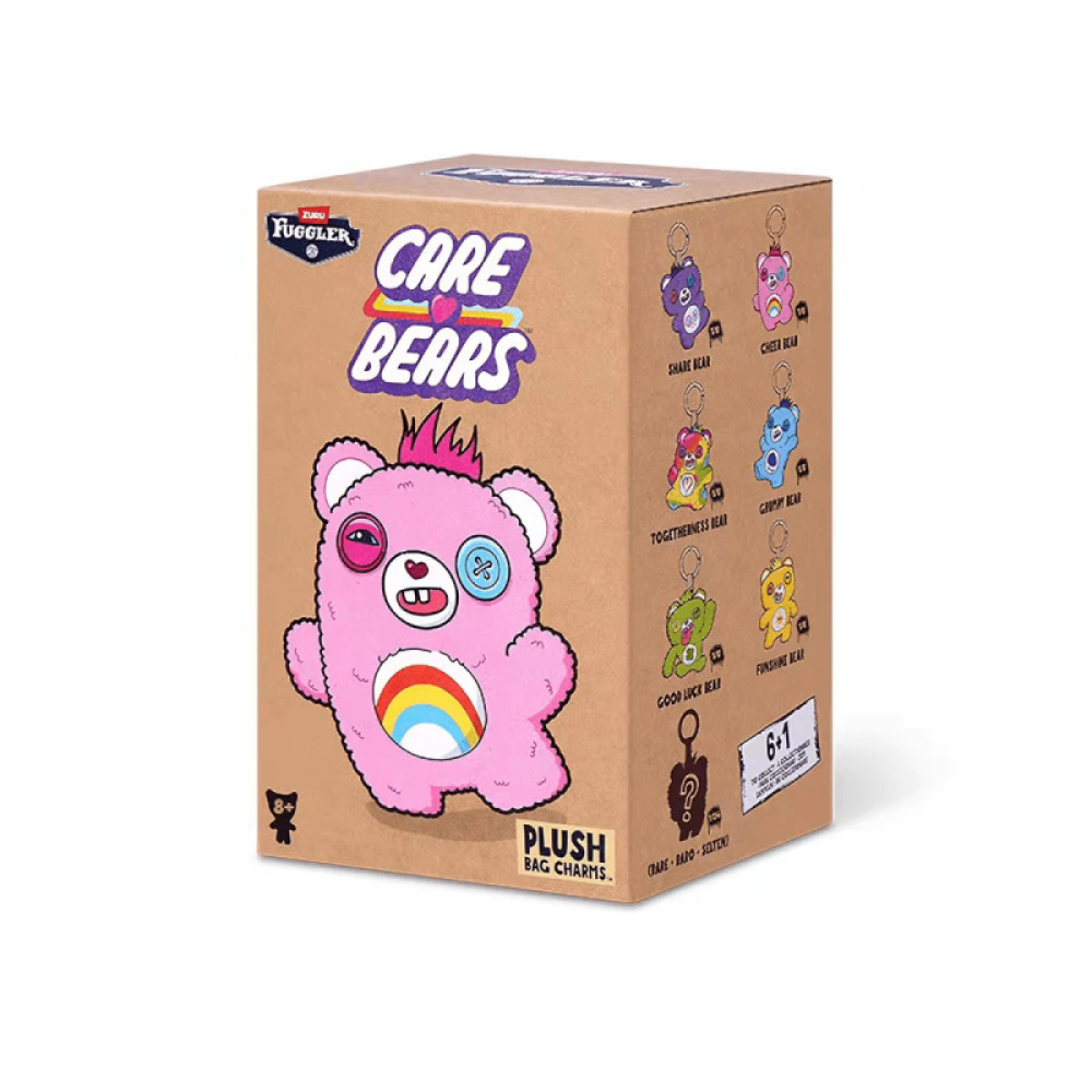 Fuggler Care Bears Plush Keyring 5-Inch Mystery Pack assorted