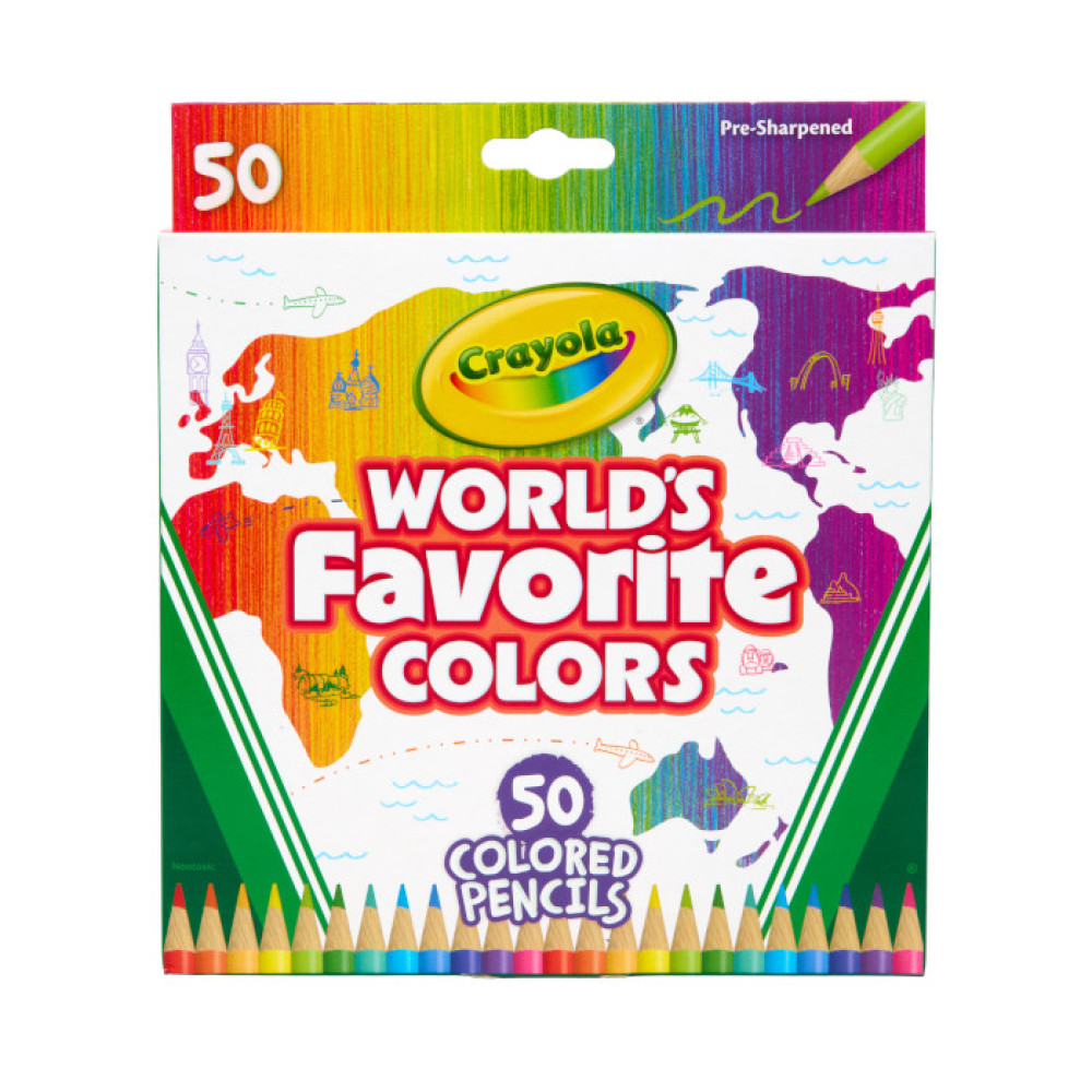 World's Favorite Colors Colored Pencils