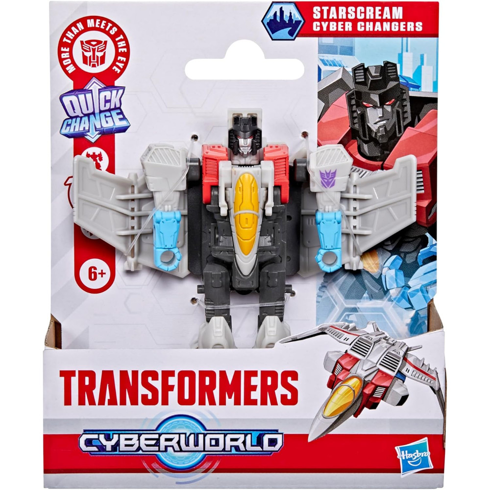 Transformers Cyberworld Cyber Changers Starscream Action Figure