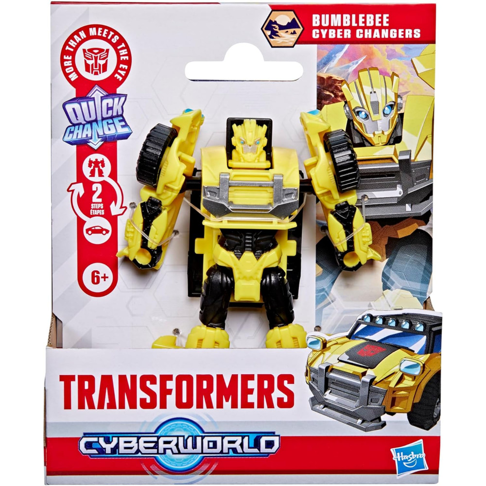 Transformers CYBERWORLD Cyber Changers Bumblebee Action Figure