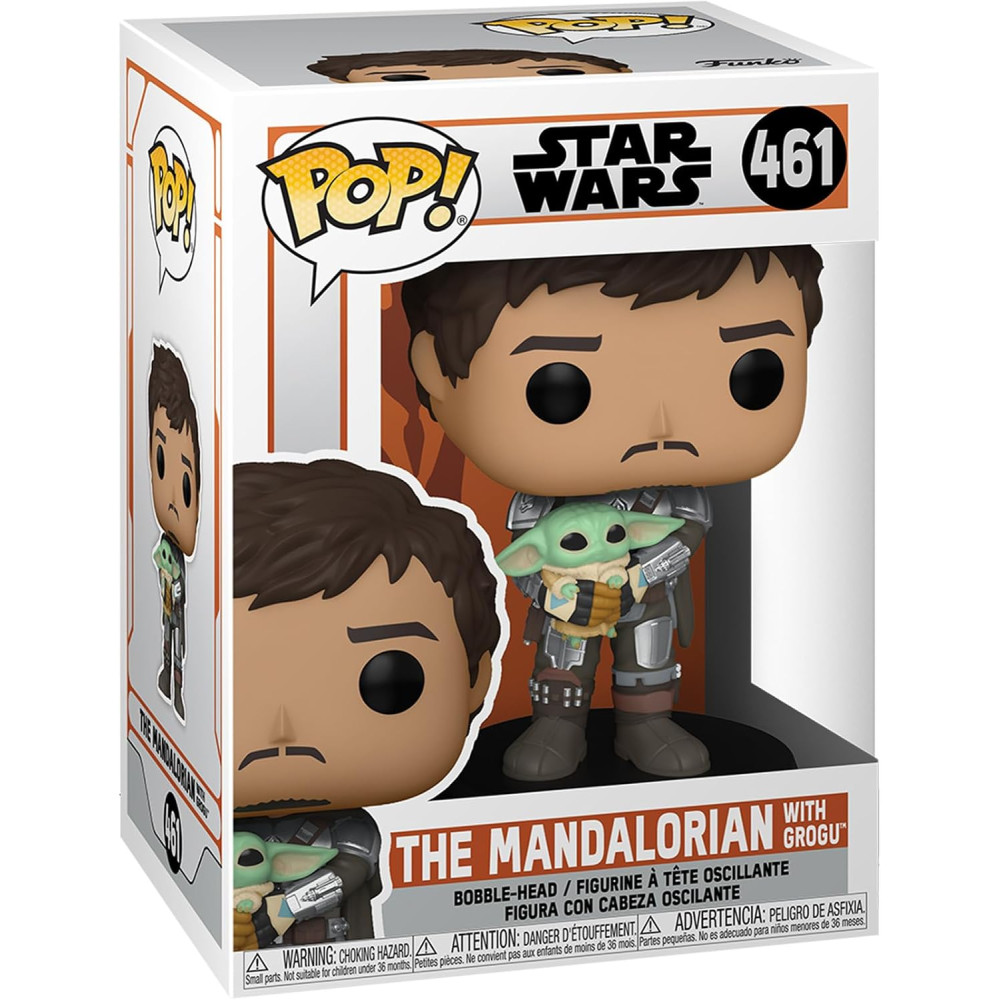 Funko Pop! Star Wars - The Mandalorian with Grogu Vinyl Figure
