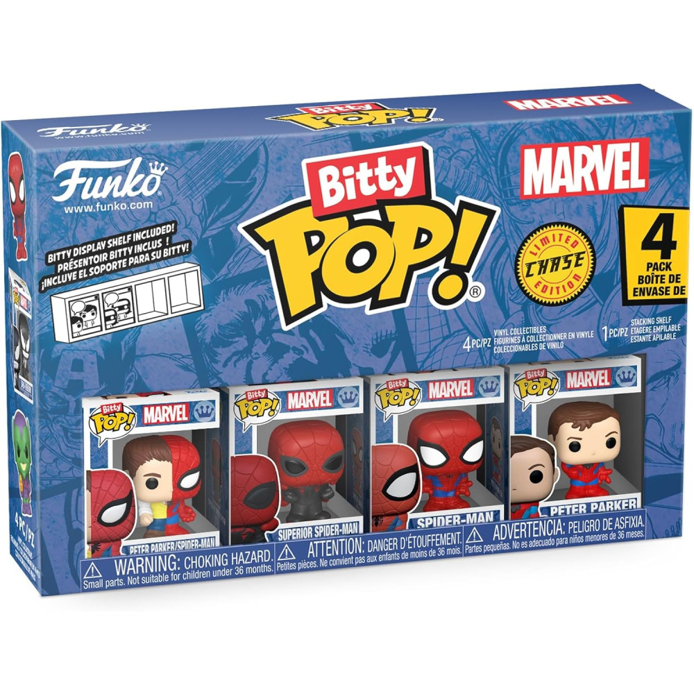 itty Pop! Marvel: Spider-Man - Parker Split 4pk