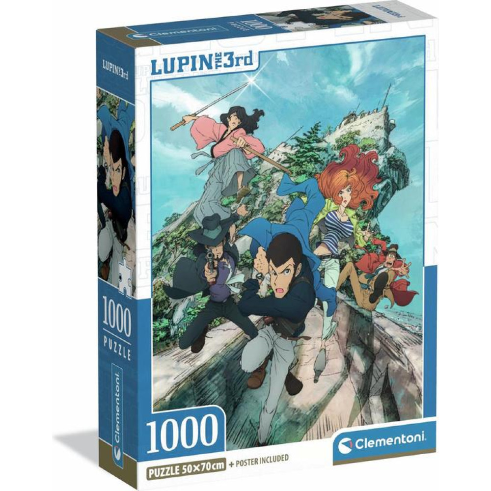 Anime Puzzle 1000 Pieces for Adults and Teenagers, Lupin 3