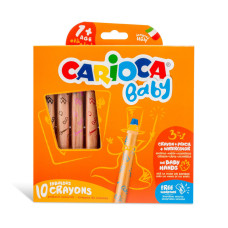 Carioca Baby 3In1 Crayons 1+  6Pcs