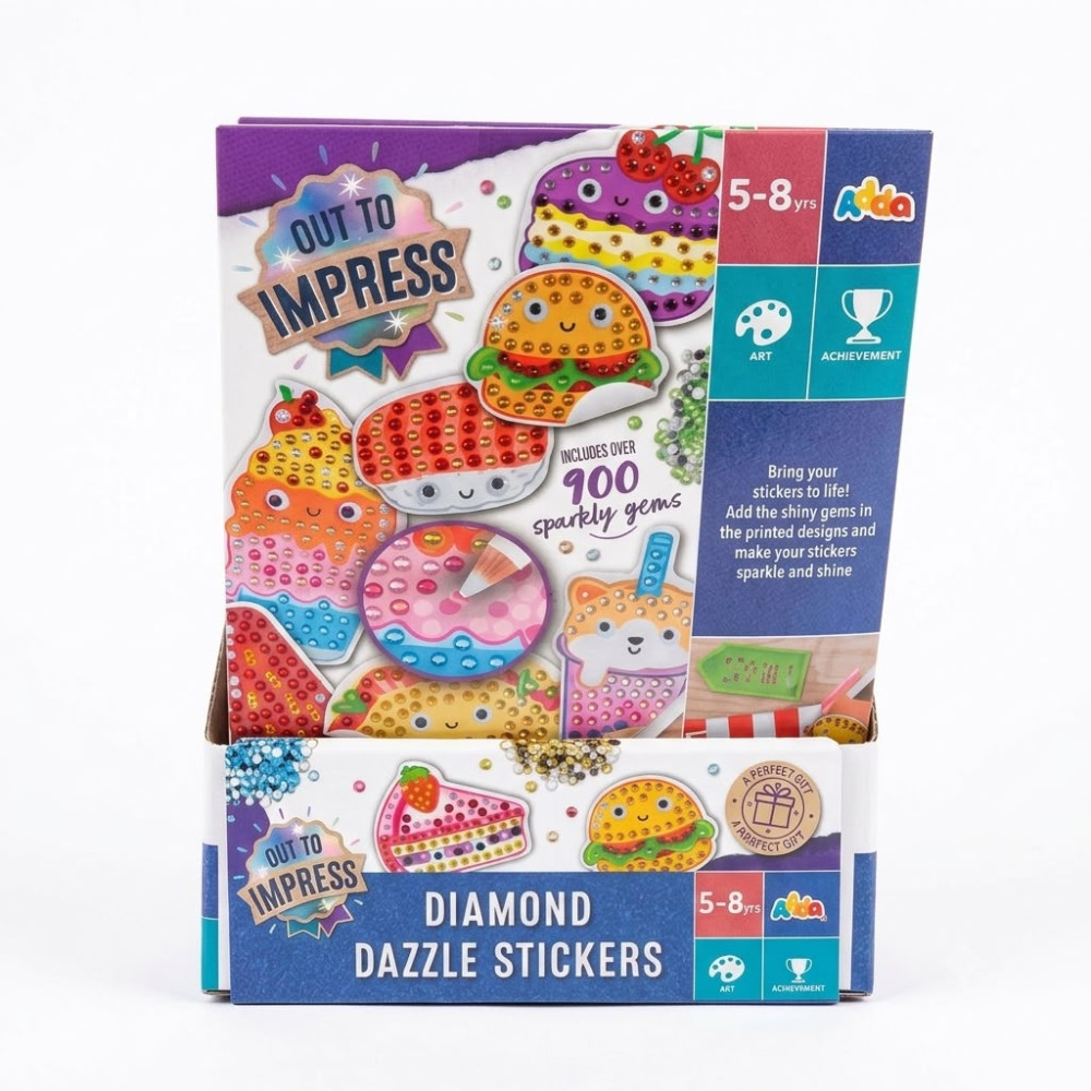 Out to impress diamond dazzle stickers