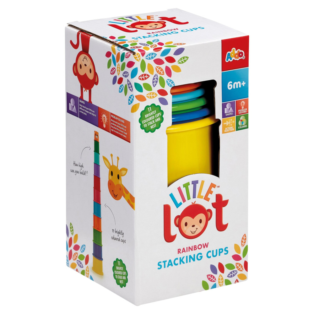 Piramida Addo Play LTD Ll Rainbow Stacking Cups