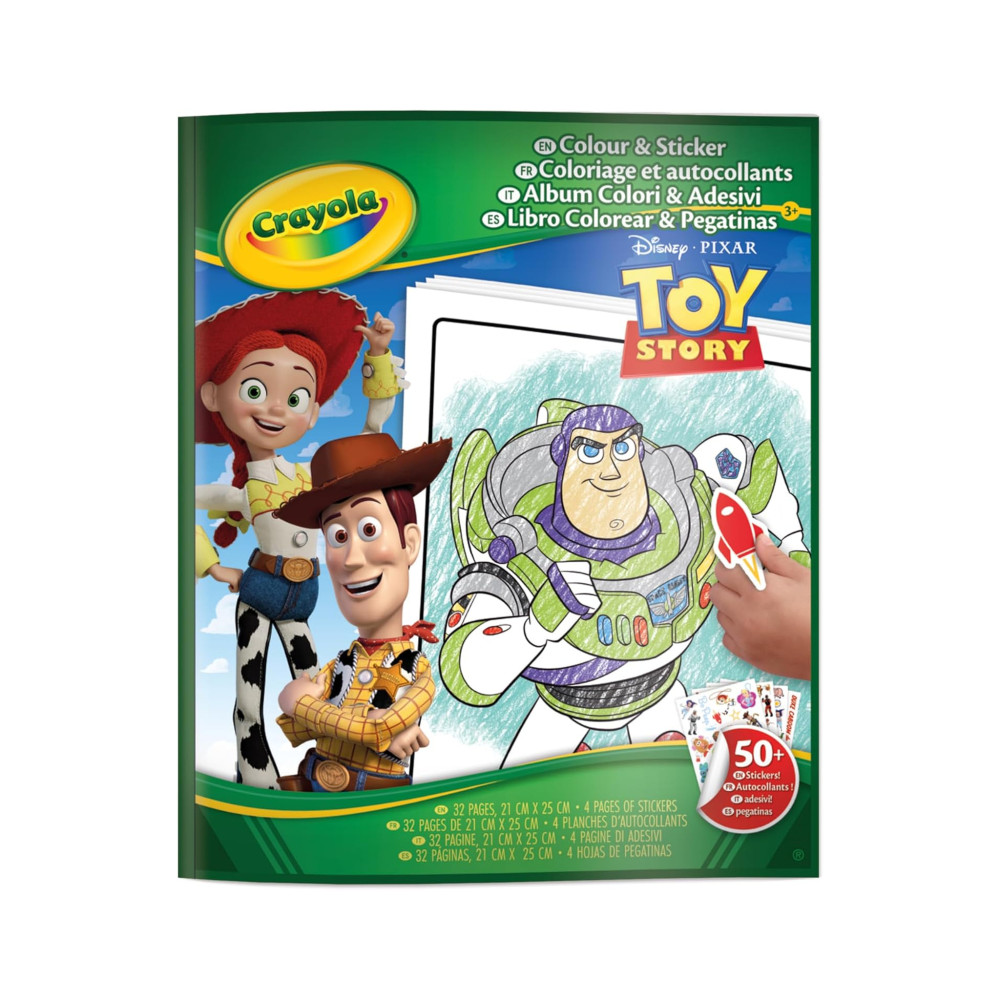Crayola Colour and Sticker Toy Story Album