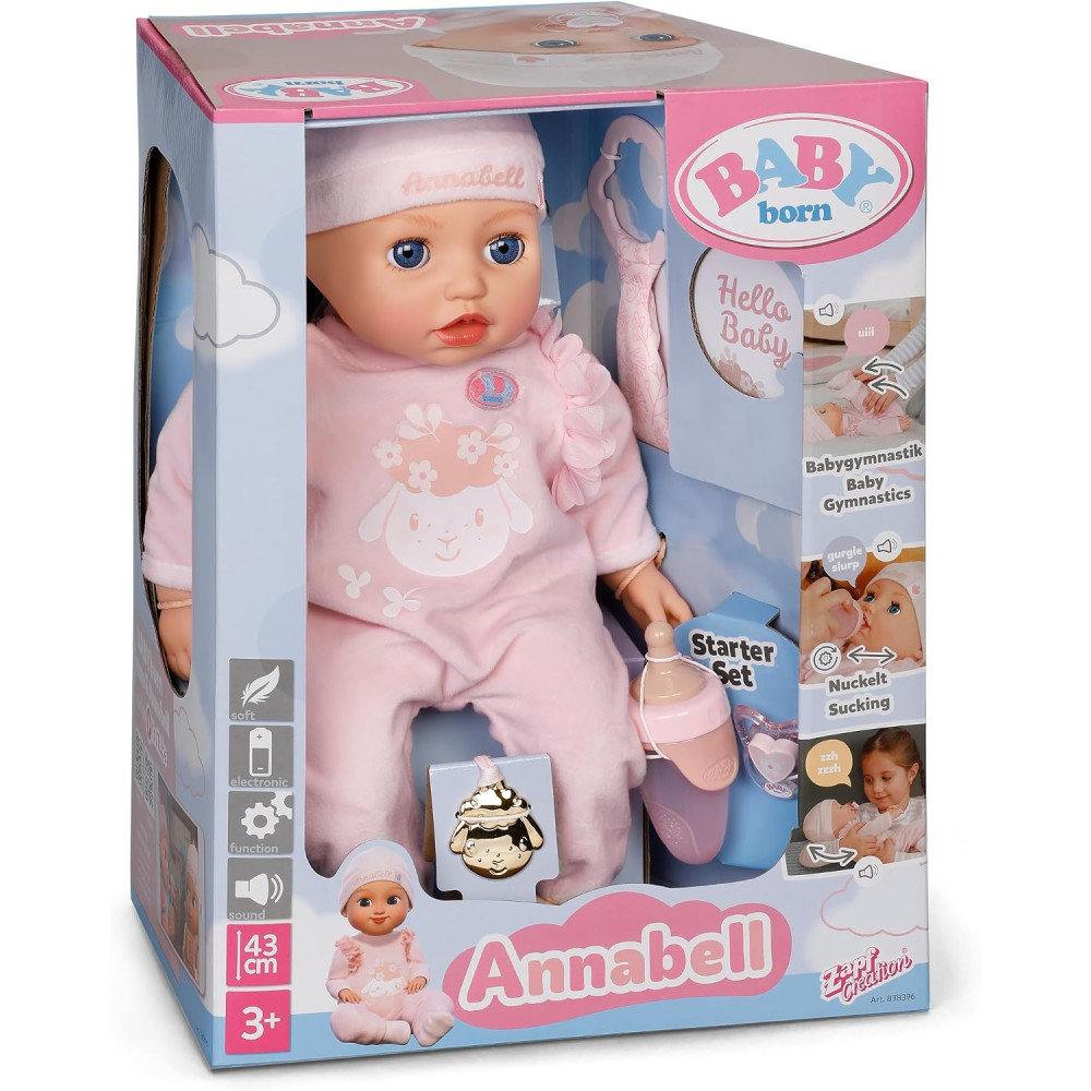BABY BORN ANNABELL 43CM