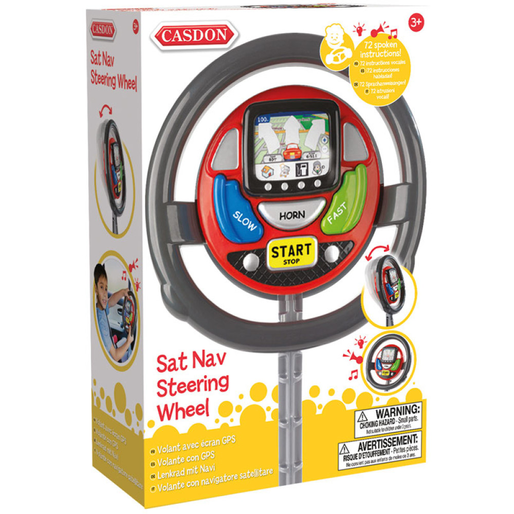 TOY SAT NAV STEERING WHEEL