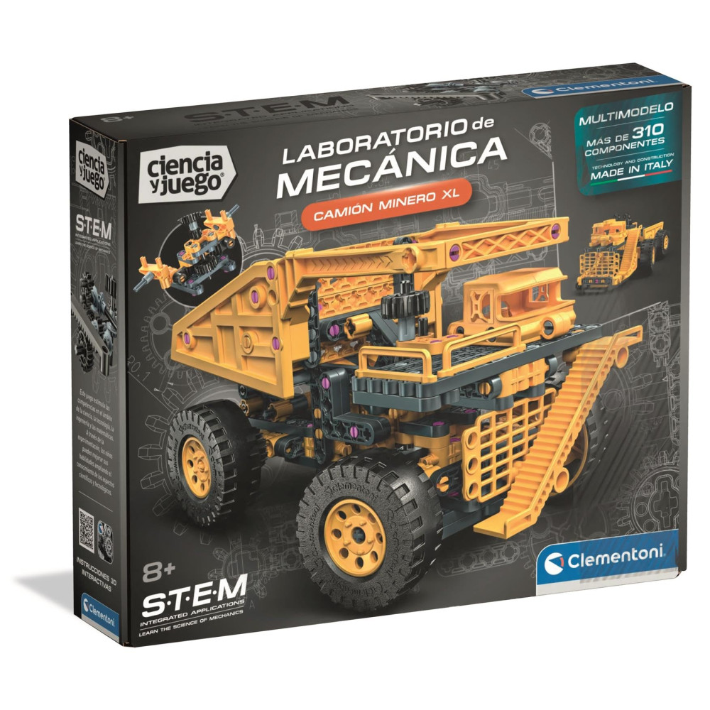Clementoni - Science & Game, Mechanics Lab: XL Mining Truck
