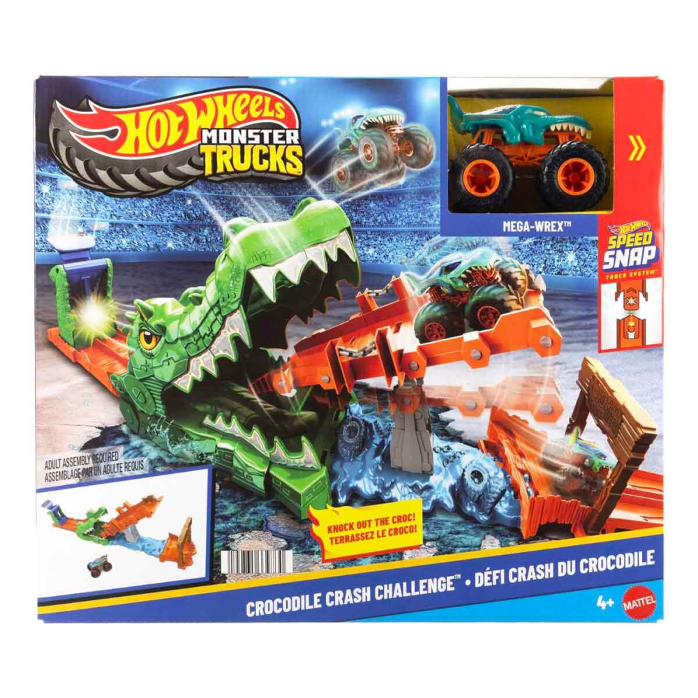 Hot Wheels  Knock The Croc Challenge Playset