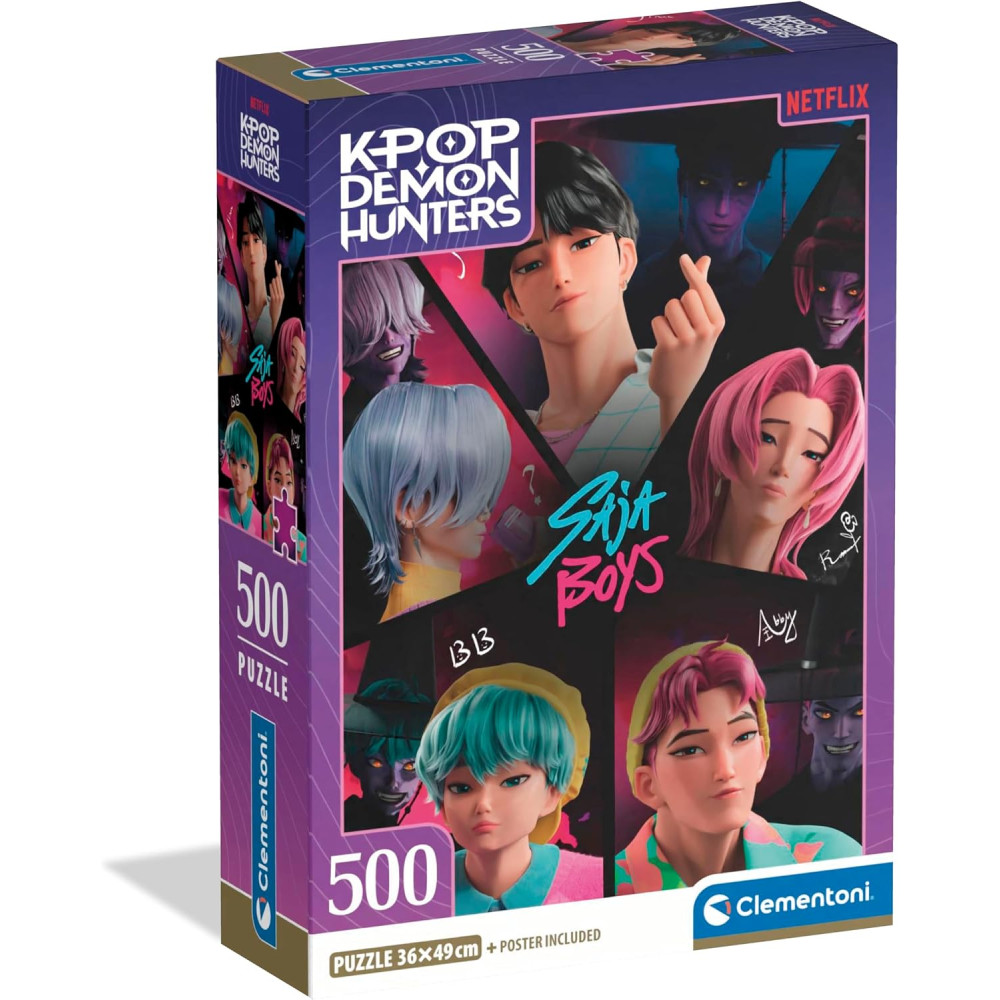 356256 CLEMENTONI PUZZLE 500EL K-POP DEMON HUNTERS