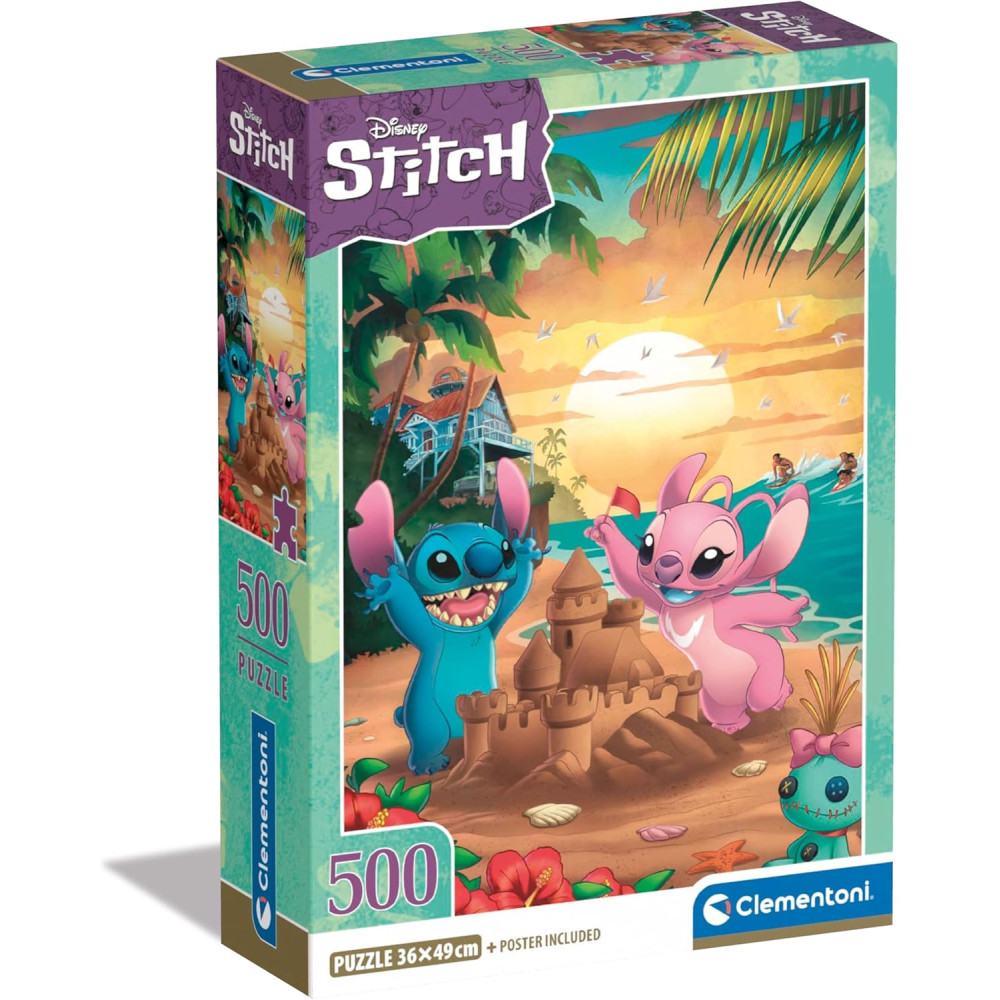 Clementoni Disney Stitch Puzzle - 500 Pieces