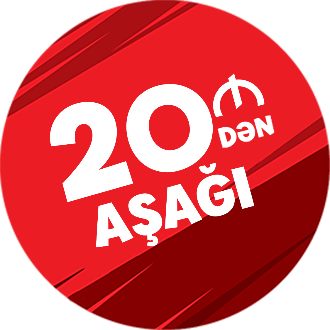 20 AZN-dən aşağı