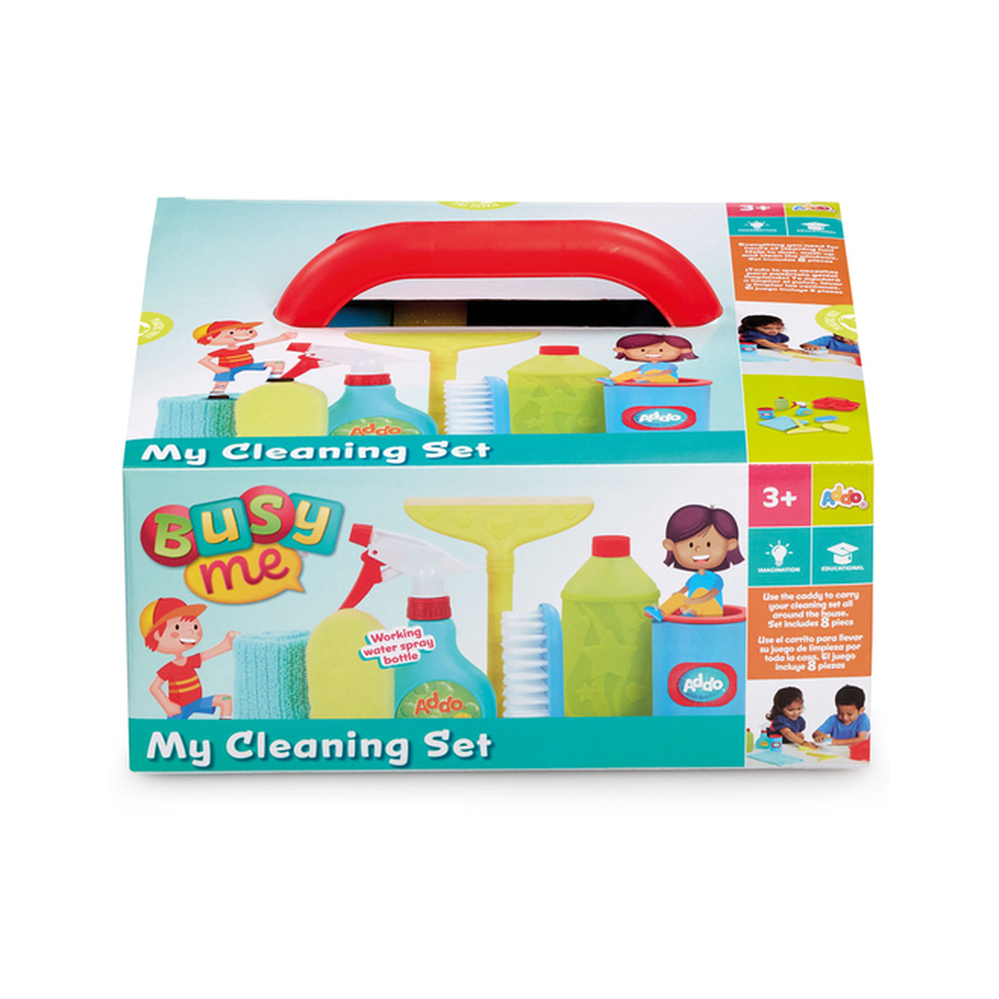 Oyun dəsti Addo Play LTD Busy Me Cleaning Caddy V2 315-13134-B, 3+ yaş