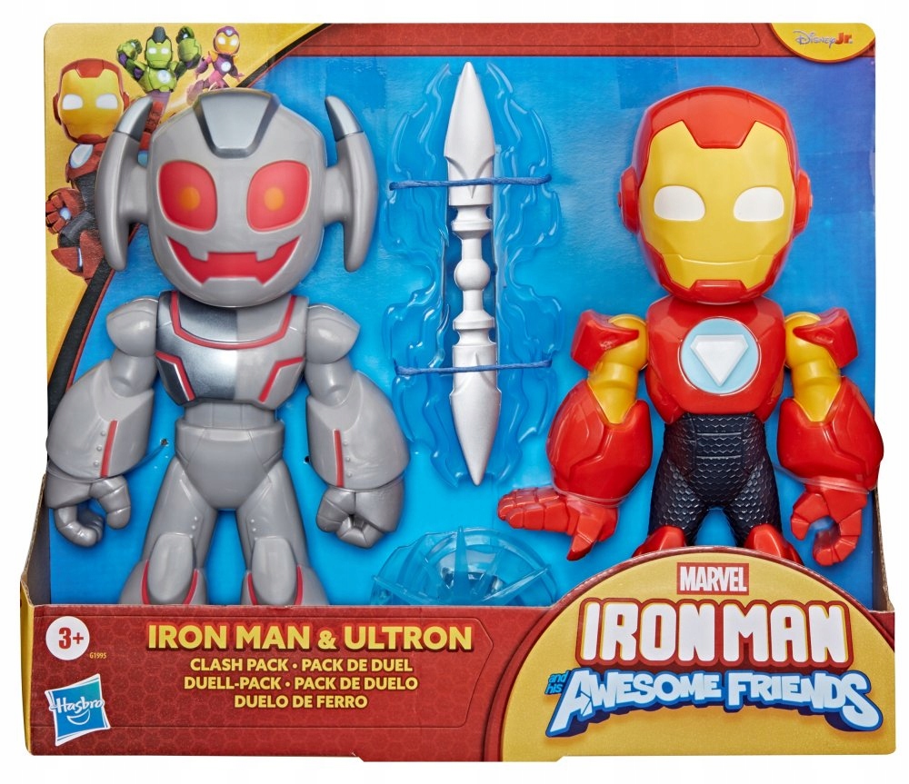 Iron Man and His Fantastic Friends Super Large Iron Man & Ultron Duel Pack Action Figures
